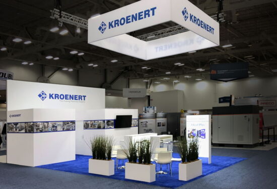 Exhibition booth Kroenert ICE Luisville19 Mueller International Exhibit Services 01