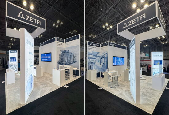 Exhibition booth ZETA Interphex MuellerInternationalExhibitServices 2025 01
