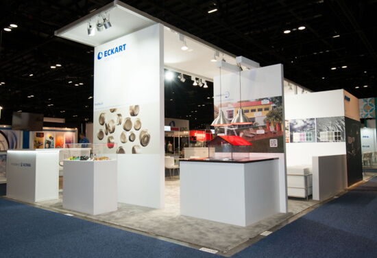 Exhibition booth Eckart NPE Orlando Mueller International Exhibit Services 05