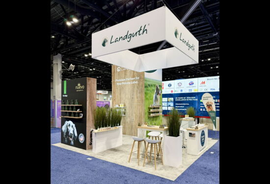 Exhibition booth Landguth GPE Orlando MuellerInternationalExhibitServices 01