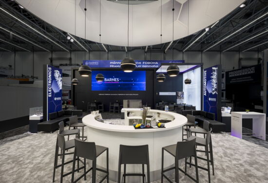 Messestand Barnes MuellerMessebau K 2025 5