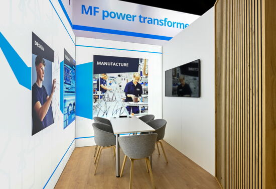 Messestand STS MuellerMessebau PCIM 2025 1