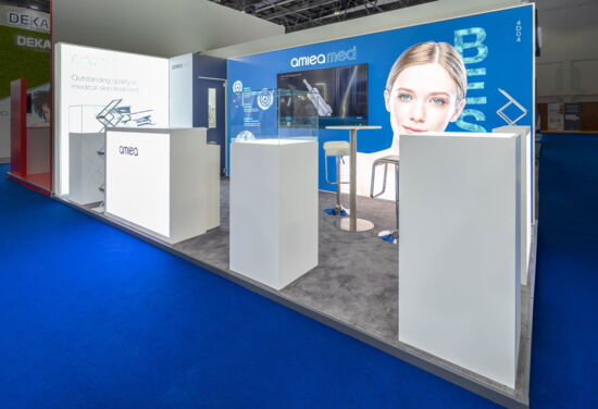 Messestand MTDerm mueller messebau DubaiDerma2024 1