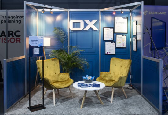 Messestand OX mueller messebau Cloudfest2024 1