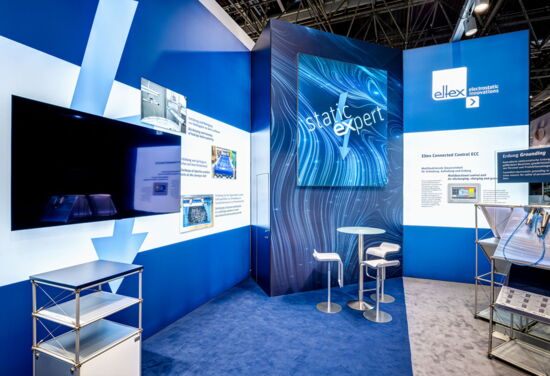 Messestand eltex mueller messebau k2022 3