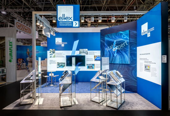 Messestand eltex mueller messebau k2022 5