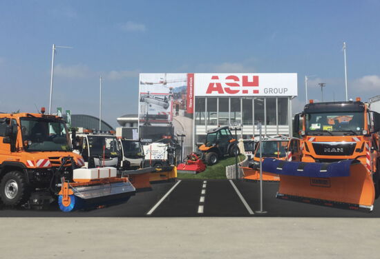 Messestand ASH Aebi Schmidt mueller messebau analytica 2016 5