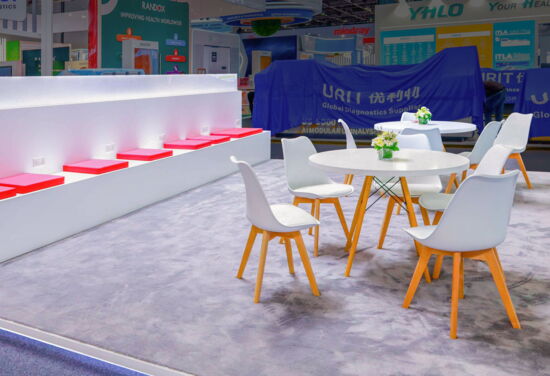 Messestand biosystems MuellerMessebau medlab 2026 7