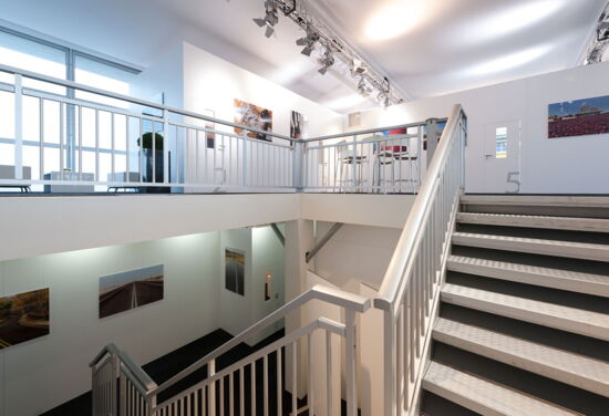 Messestand bomag fayat mueller messebau bauma muenchen 87