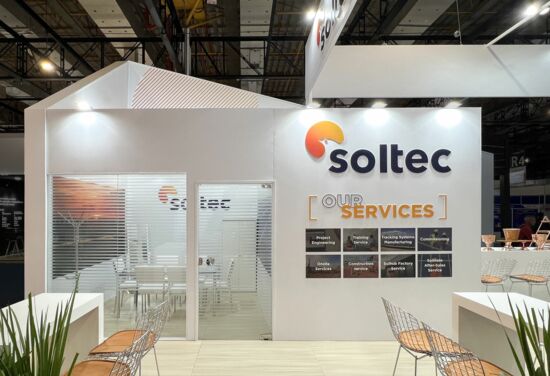 Messestand soltec mueller international services tse2023 4