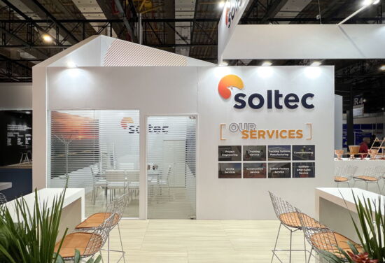 Messestand soltec mueller international services tse2023 4