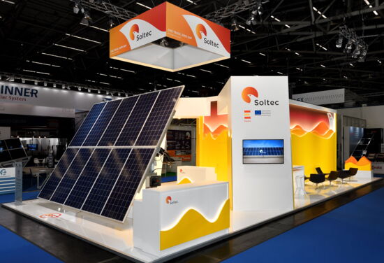 Messestand soltec mueller messebau intersolar 2017 01