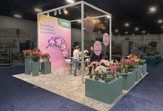 Exhibition booth anthura FortLauderdale Mueller International Exhibit Services 01