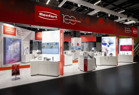Messestand Renfert mueller messebau IDS 2025 5