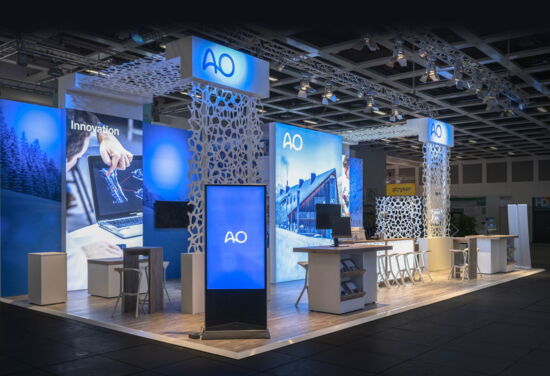 Messestand aoFoundation mueller messebau DKOU 2023 1