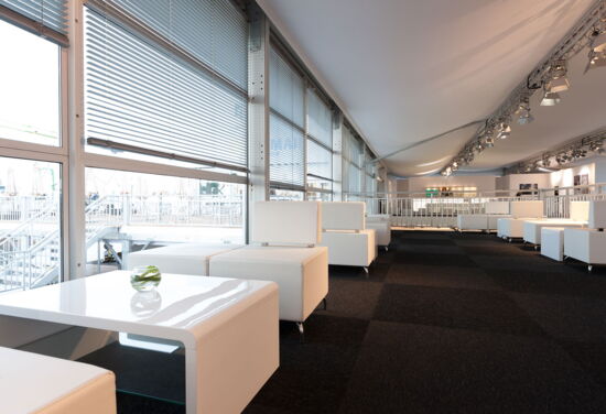 Messestand bomag fayat mueller messebau bauma muenchen 91