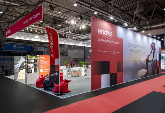 Messestand enovis ormed mueller messebau OTWorld 2024 3