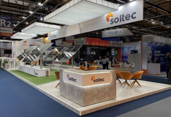 Messestand soltec MuellerInternationalExhibitServices TheSmarterE 2024 1