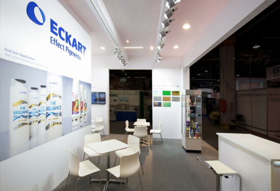 Exhibition booth Eckart Labelexpo Mueller International Exhibit Services 05