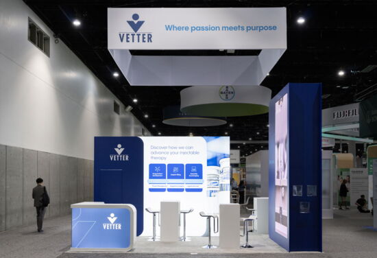 Exhibition booth Vetter Pharma Bio International Convention 2026 Mueller International Exhibit Services 02