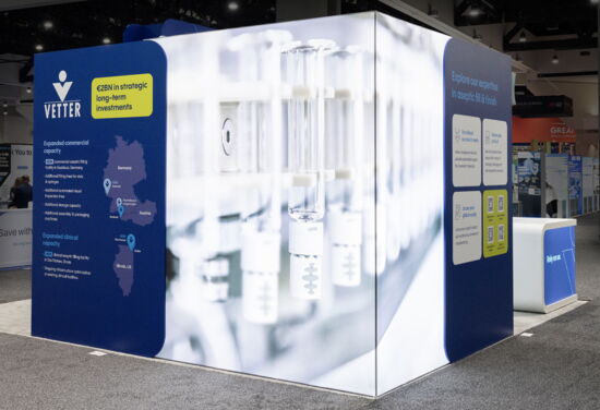 Exhibition booth Vetter Pharma Bio International Convention 2026 Mueller International Exhibit Services 06