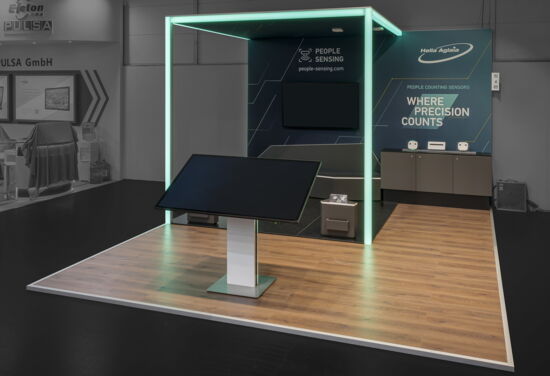 Messestand HellaAglaia EuroCIS mueller messebau 2024 2