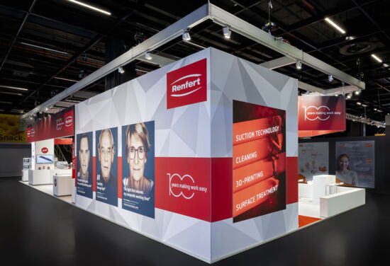 Messestand Renfert mueller messebau IDS 2025 9