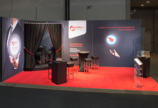 Messestand mattke mueller messebau ie2017 2